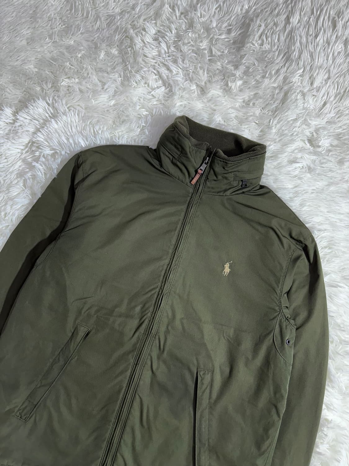 폴로 랄프로렌 카키 포니 폴리쉘 자켓  상품이미지4