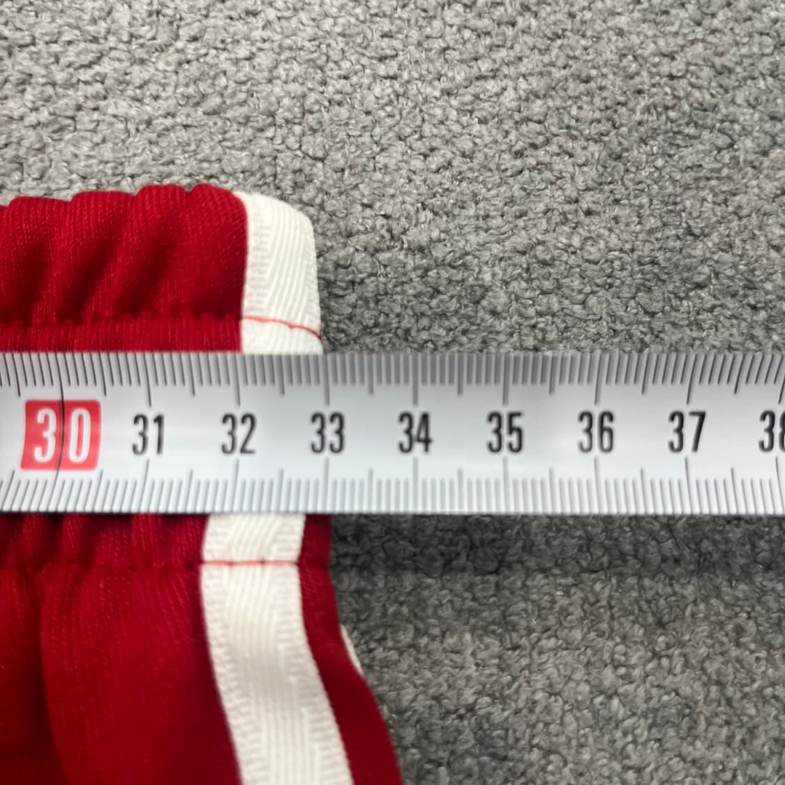 S 아디다스 삼선 트레이닝 바지 레드 상품이미지8