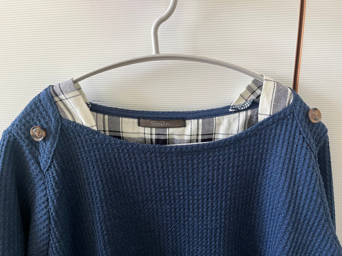 빈티지 레이어드 니트 상품이미지3