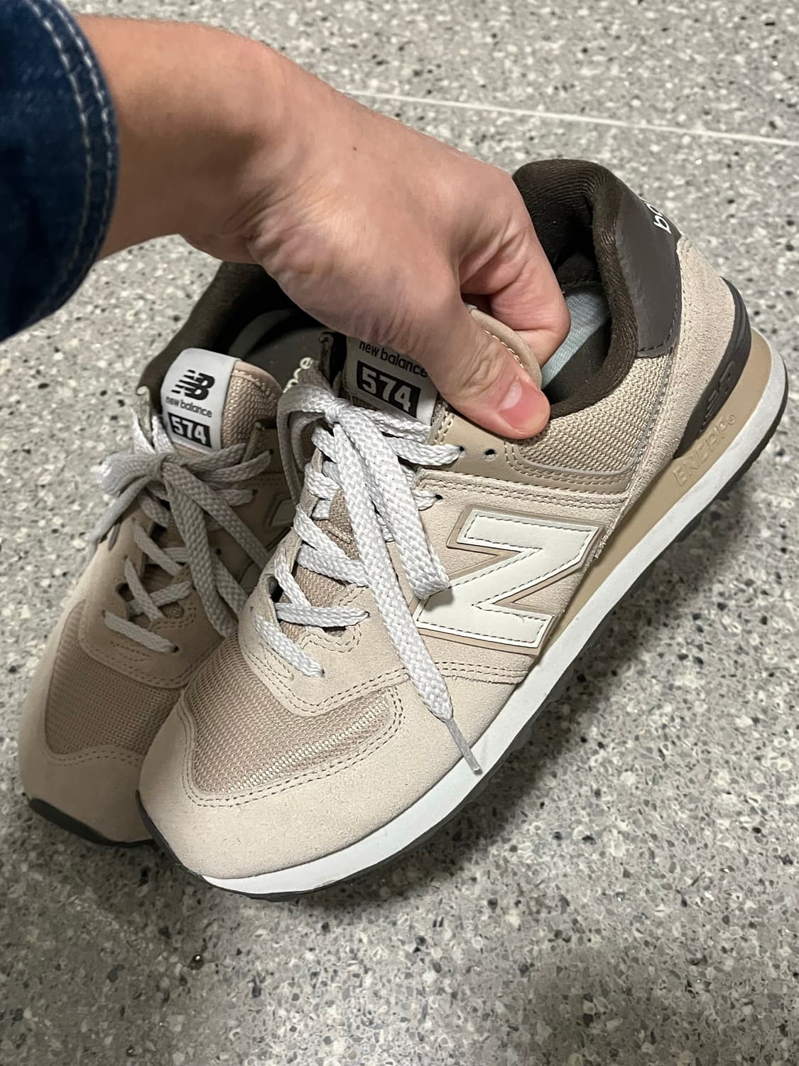 (한정판,새상품급) 뉴발란스x브라운야드 콜라보 574  상품이미지3