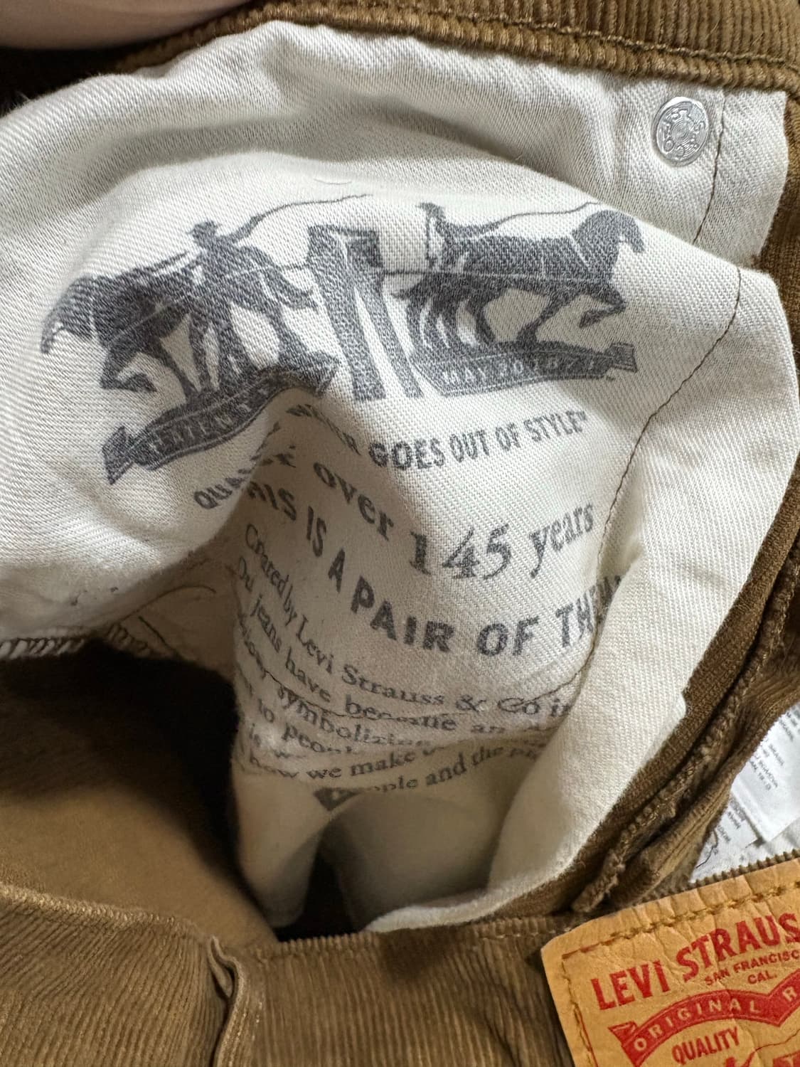 리바이스 코듀로이 32 상품이미지5