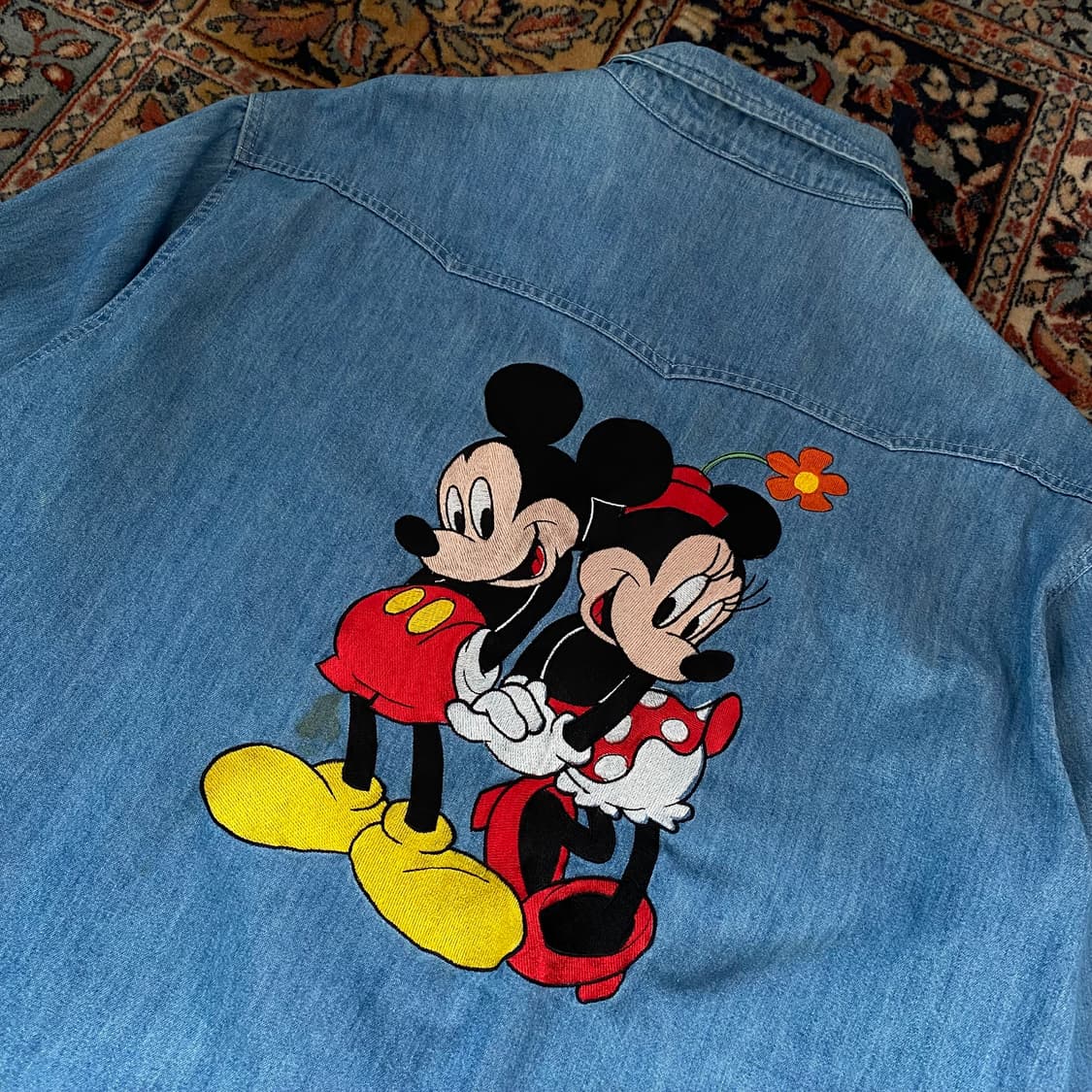 🌊90s USA mickey western shirts 상품이미지8