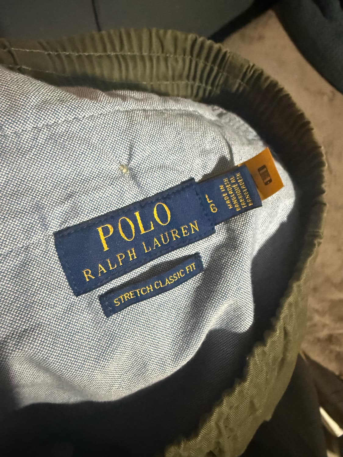 폴로 랄프로렌 스트레치 트윌 치노 팬츠 올리브 L 32 상품이미지2