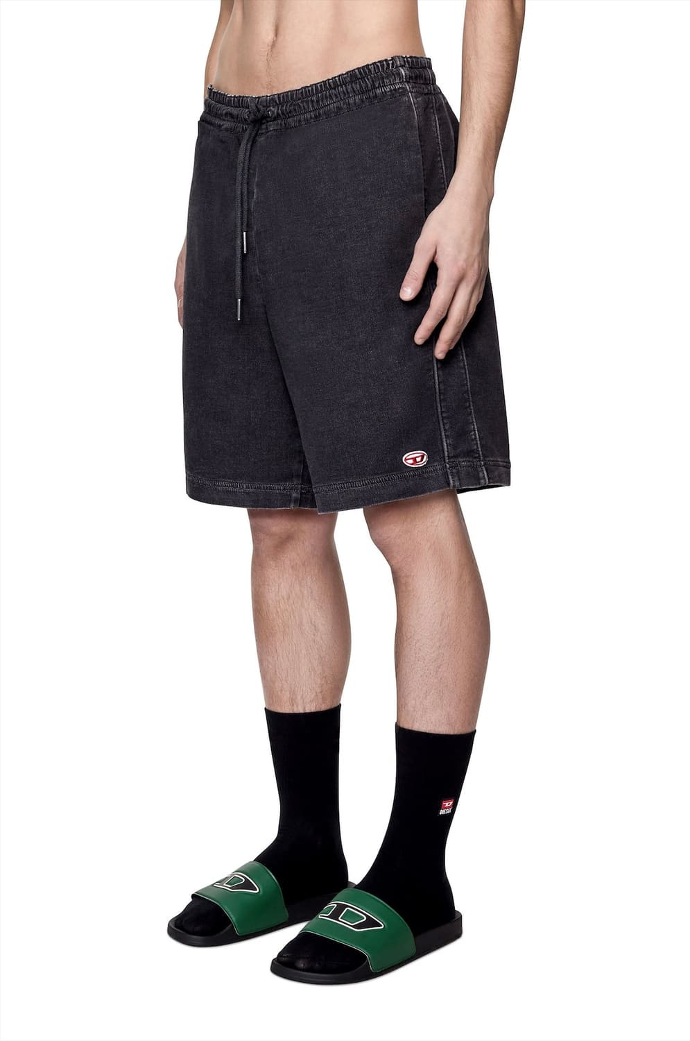 (L) 디젤 D-boxy 디박시-ne 버뮤다 데님쇼츠 반바지 상품이미지1