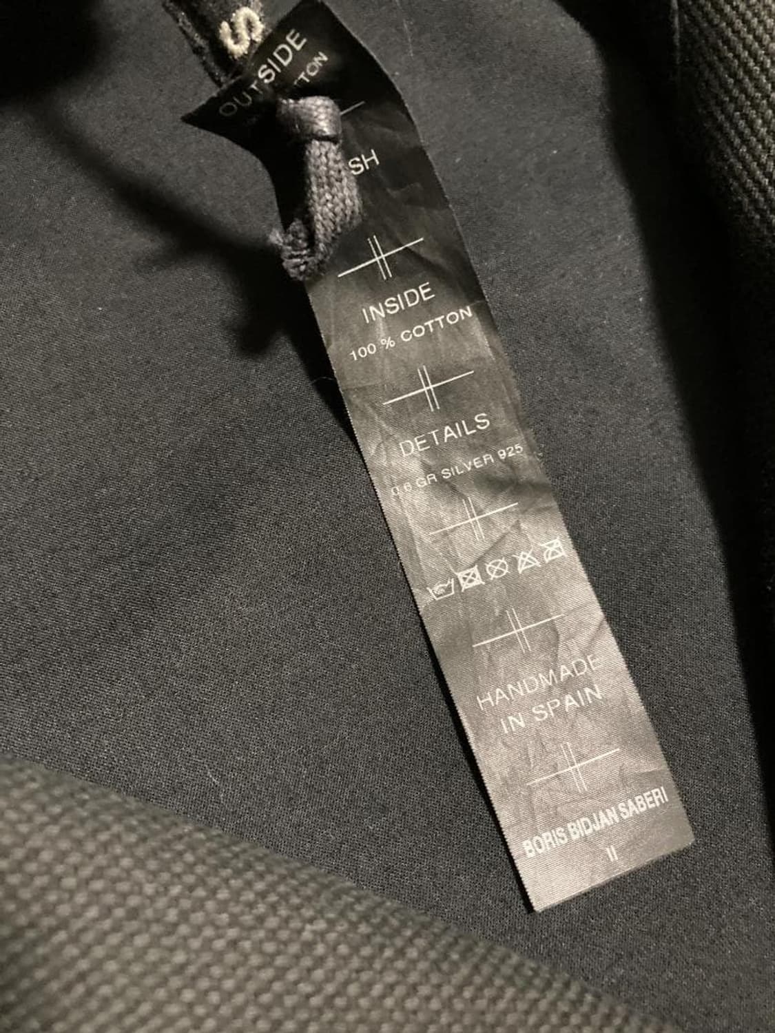 보리스비잔사베리 사선 코트 상품이미지7