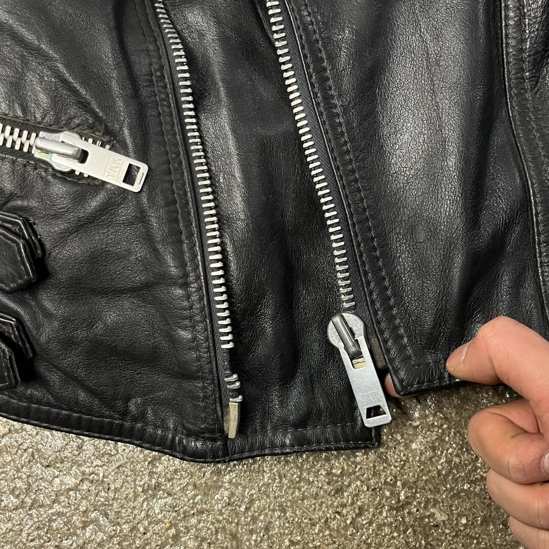 빈티지 가죽 라이더 자켓 (95) 상품이미지7