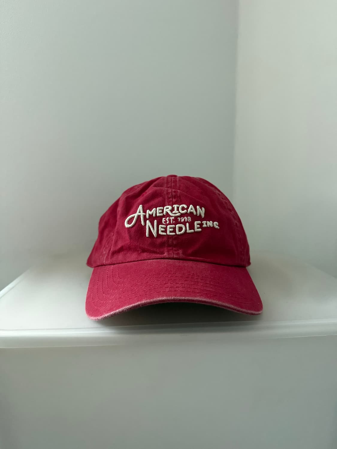 아메리칸니들 빈티지 레드 캡 상품이미지1