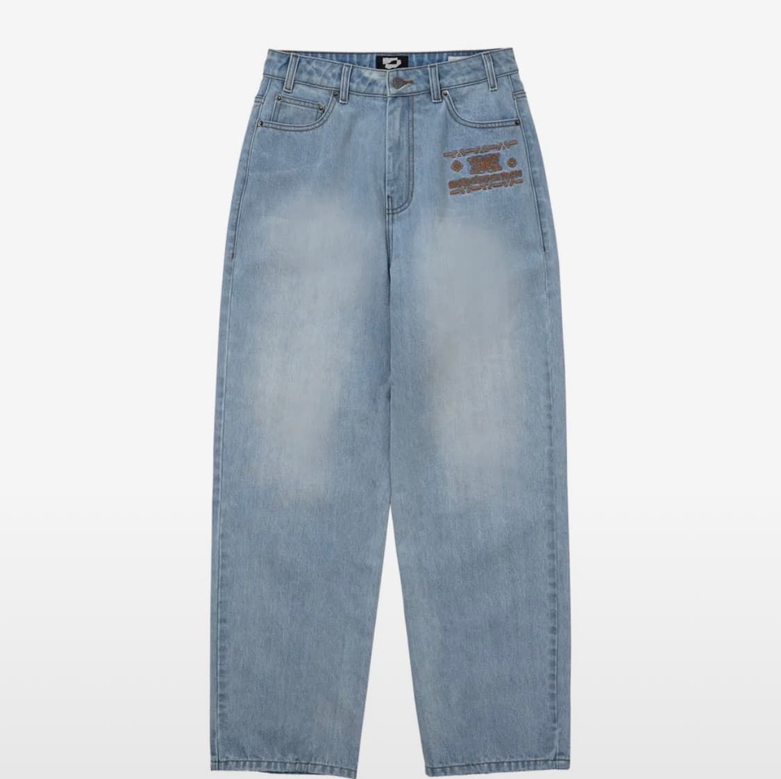 웰빙익스프레스 Embroidered Patch Jeans M 상품이미지1