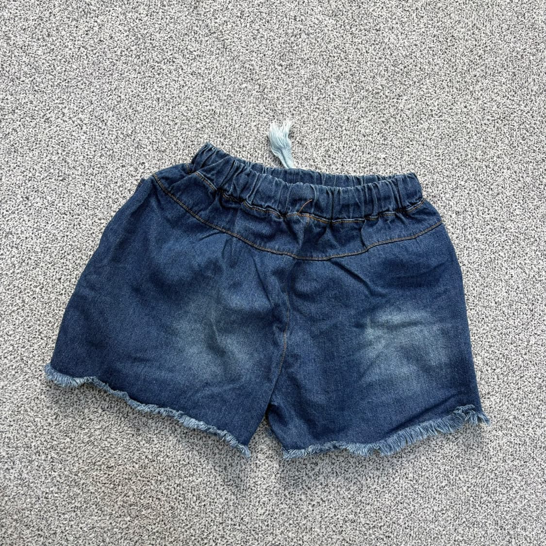 실측확인 빈티지 키즈 청 데님 반바지 0527J2 상품이미지2