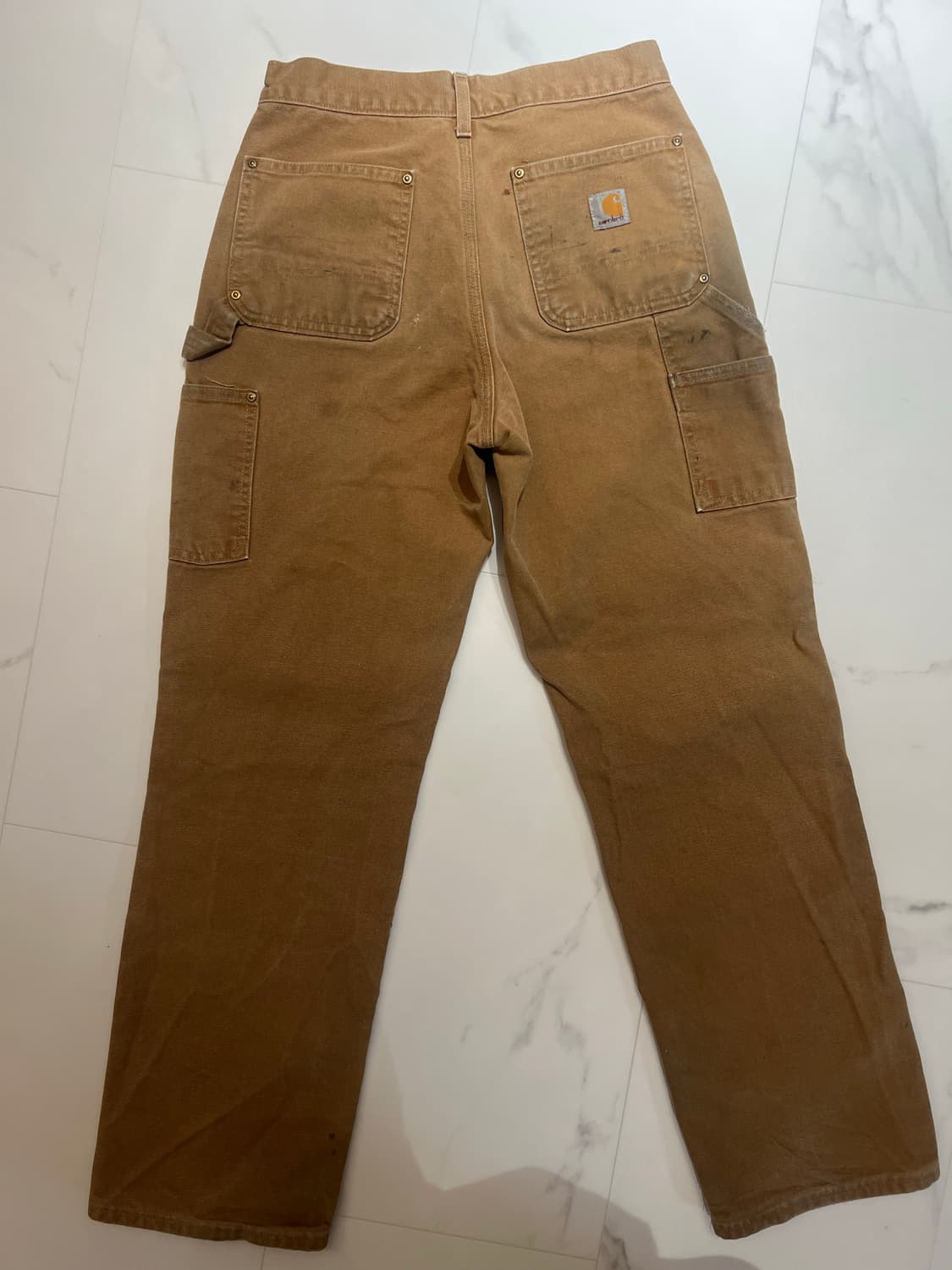 미제 칼하트 더블니 덕캔버스 브라운 30 상품이미지2