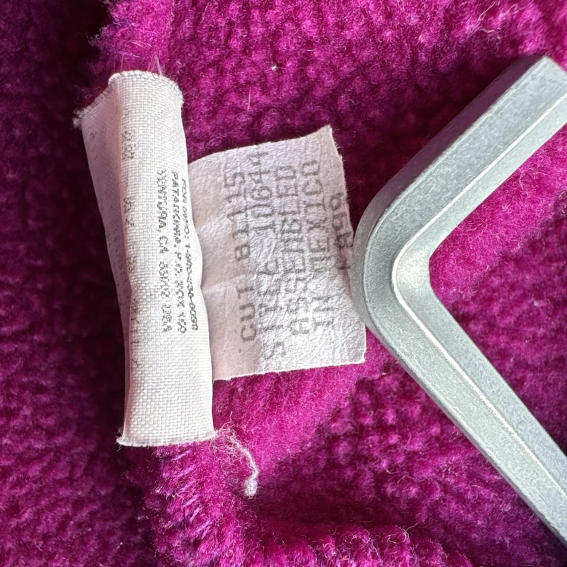  90s 파타고니아 신칠라 스냅-T 핑크 상품이미지5