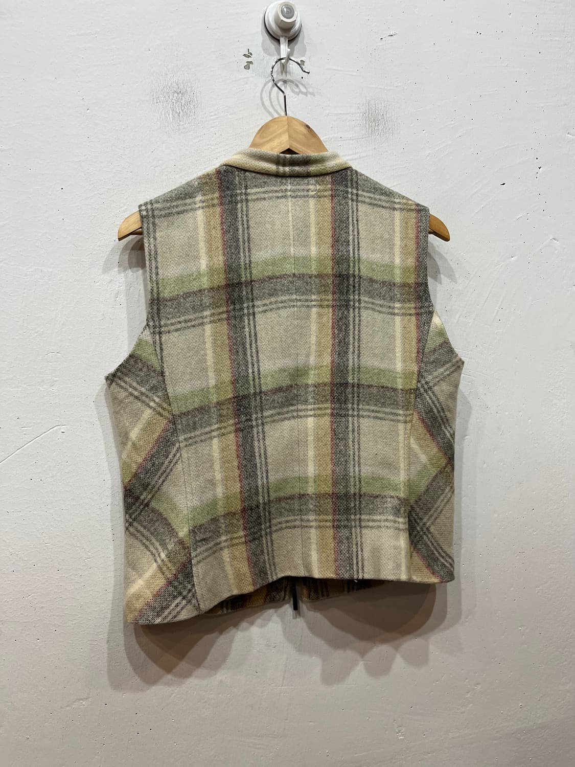 히로코 코시노 히로코비스 울 집업 베스트 조끼 Made in JAPAN 상품이미지5