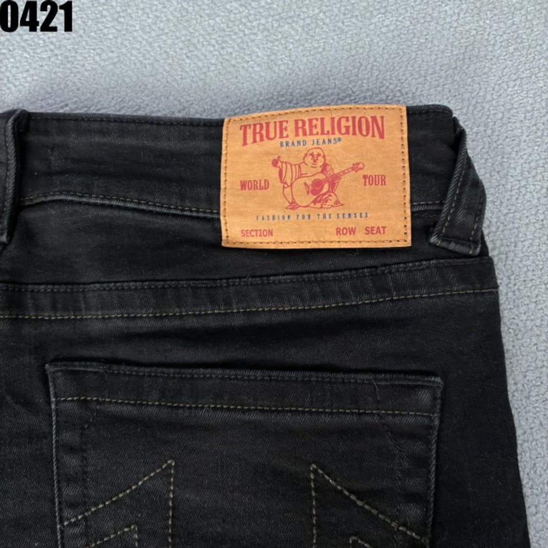 트루릴리젼 블랙 여성 청바지 37 상품이미지1