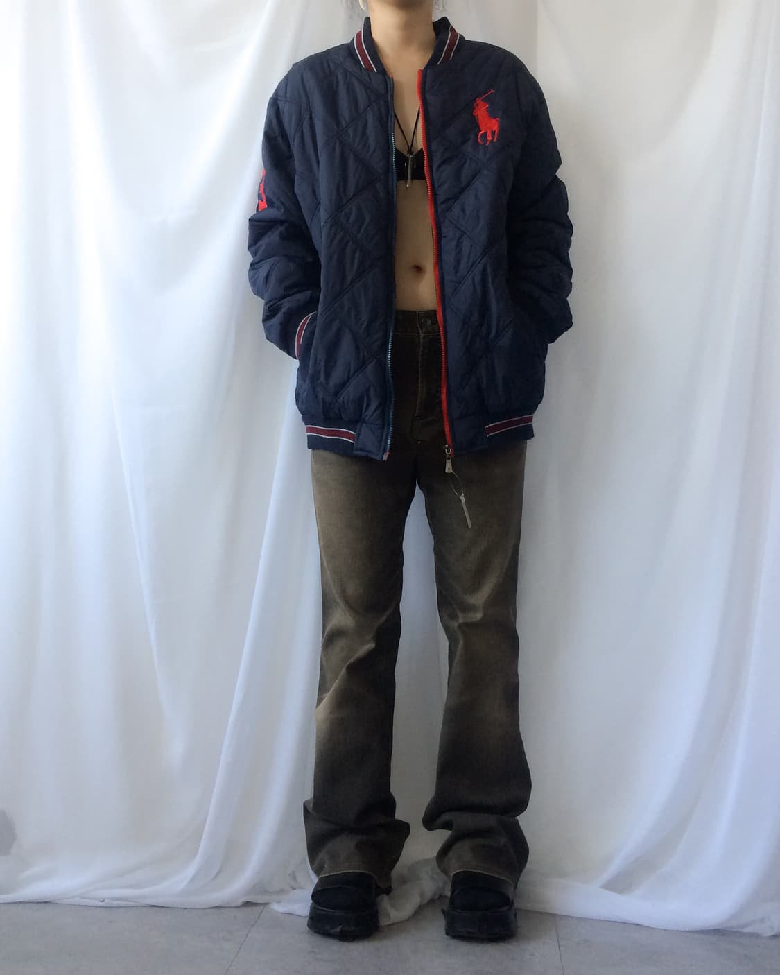 Polo quilting jacket 상품이미지7