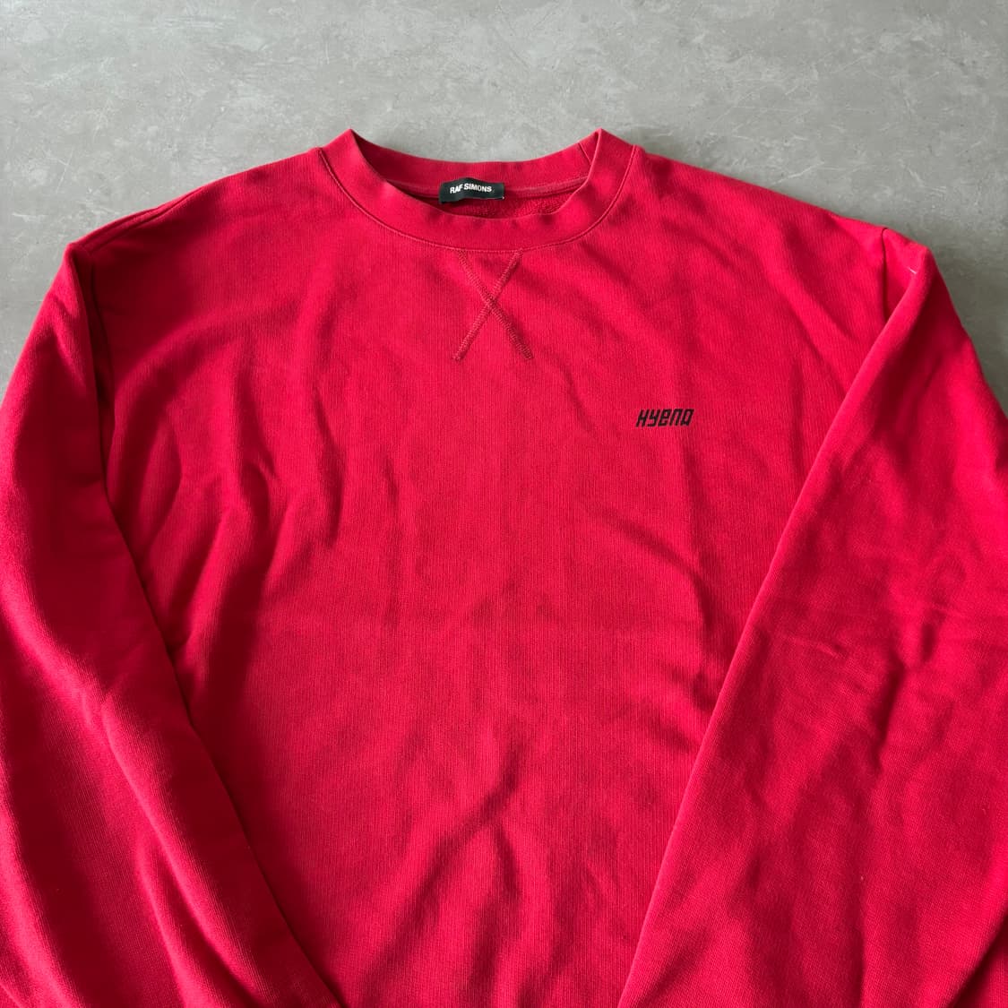 라프시몬스 17ss hyena 맨투맨 상품이미지1