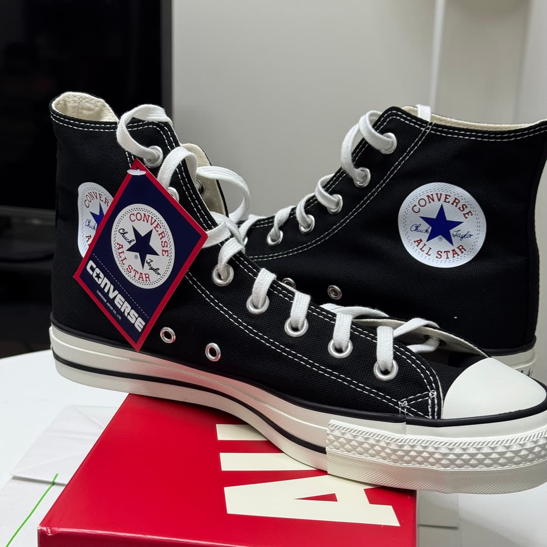 새상품 280) 컨버스 재팬 제이옥스 블랙 상품이미지2