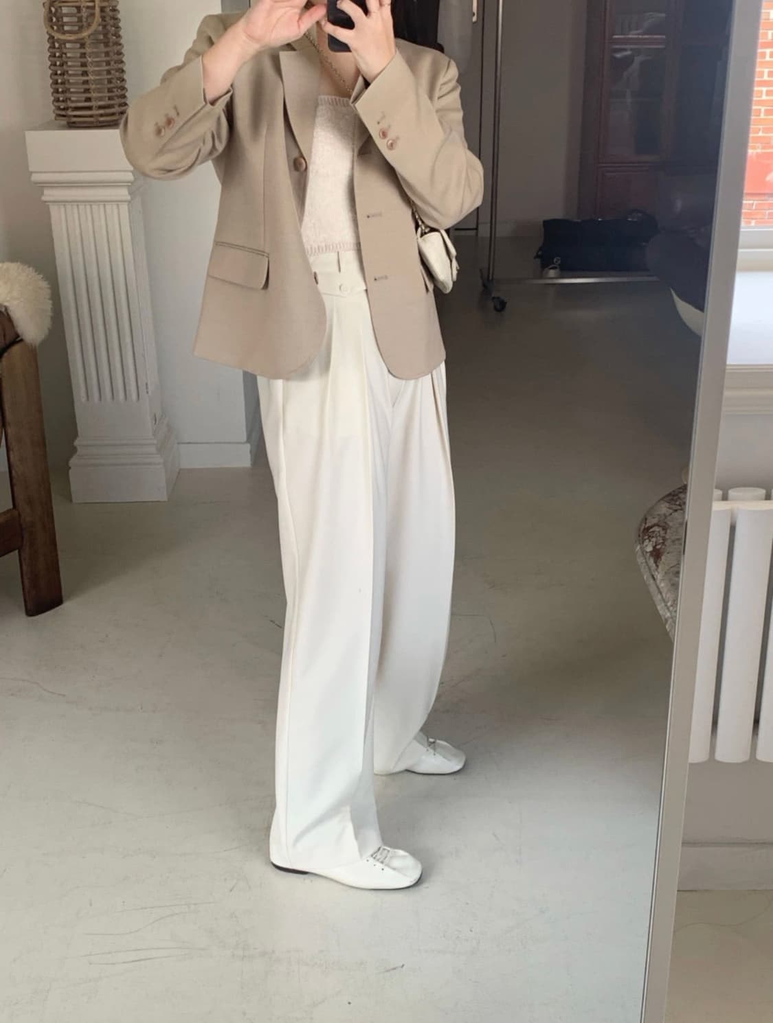 민민마켓 베이지자켓 상품이미지4