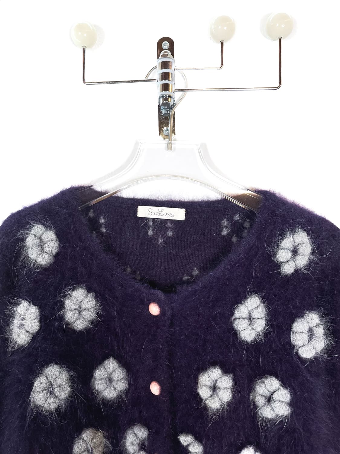  빈티지 플라워 울 가디건 상품이미지3