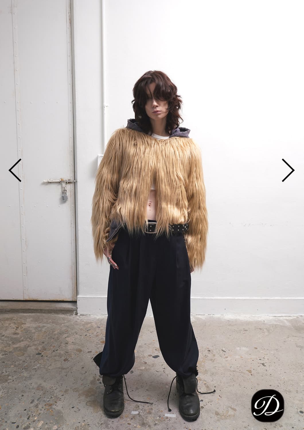 데어드 long pile 퍼자켓 새상품 상품이미지1