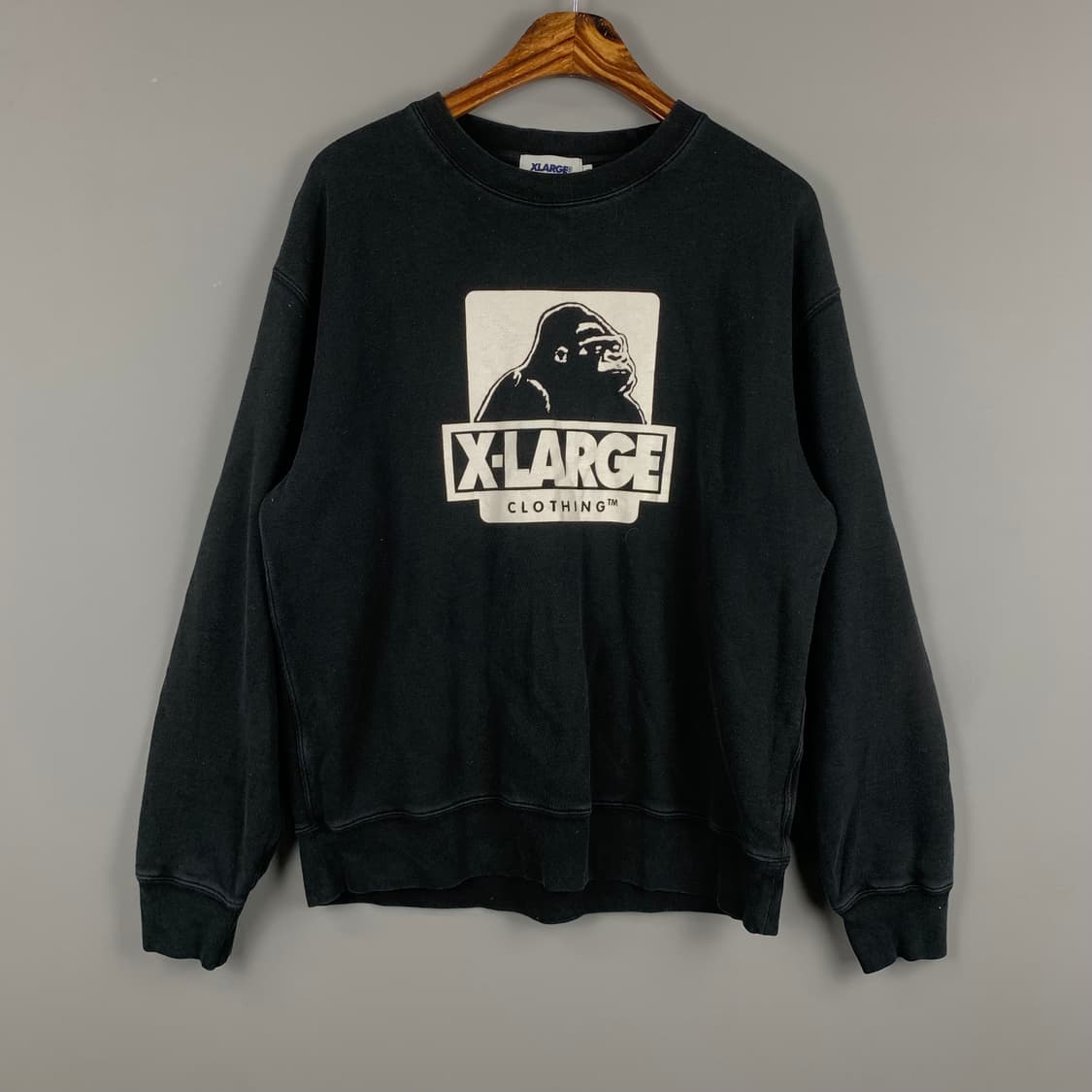 X-large 엑스라지 고릴라 블랙 맨투맨 상품이미지2