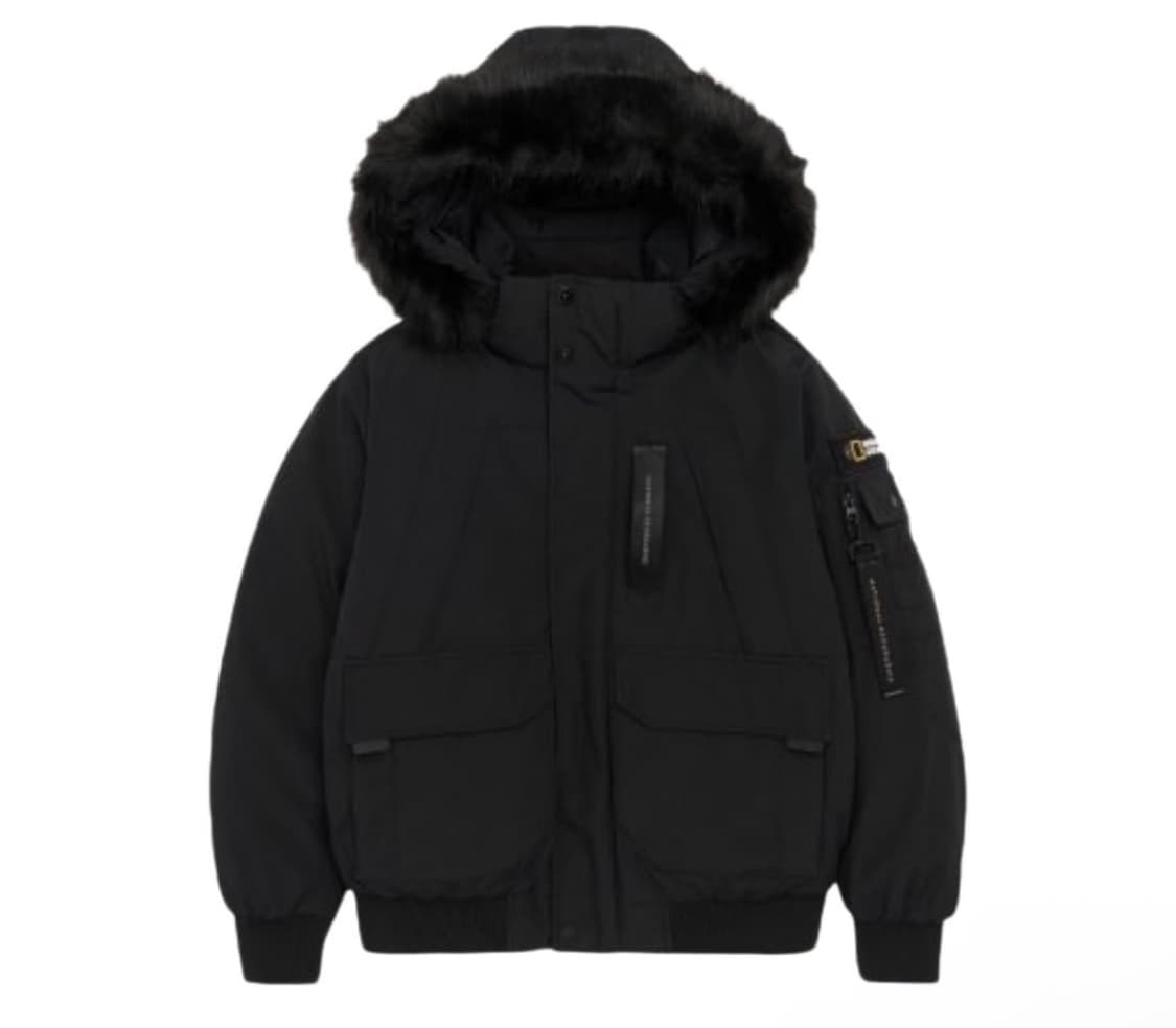 내셔널지오그래픽 패딩 블랙색상 S사이즈 상품이미지1