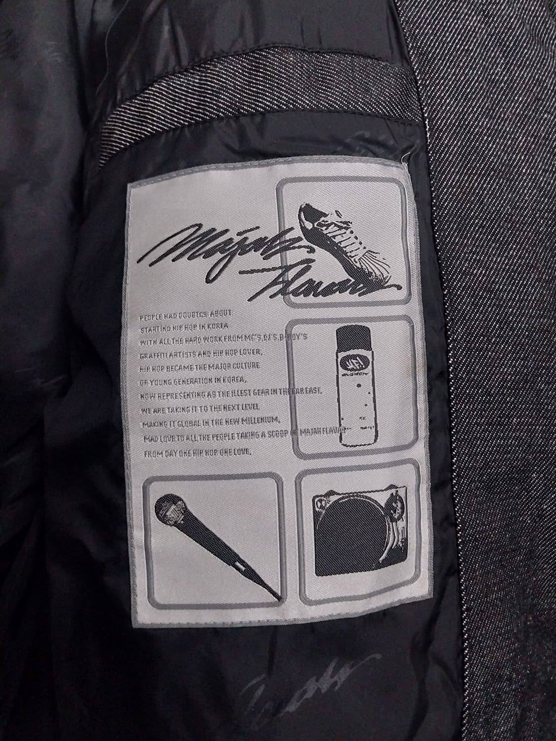 마자 플라바 올드스쿨 데님 덕다운 패딩 95 상품이미지5