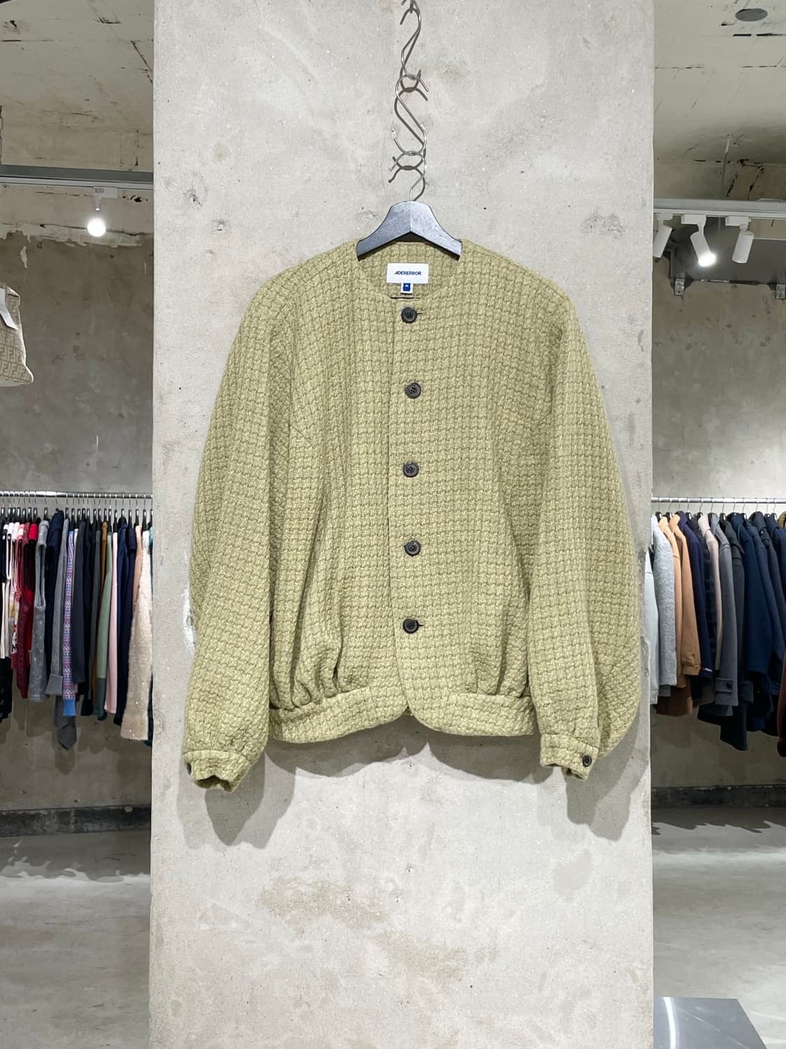 아더에러 그린 아테 트위드 블루종 자켓 상품이미지1