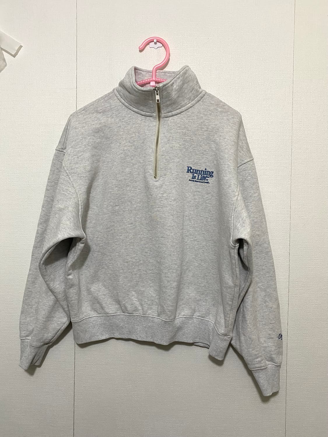 던스트 하프 반집업 맨투맨 상품이미지8