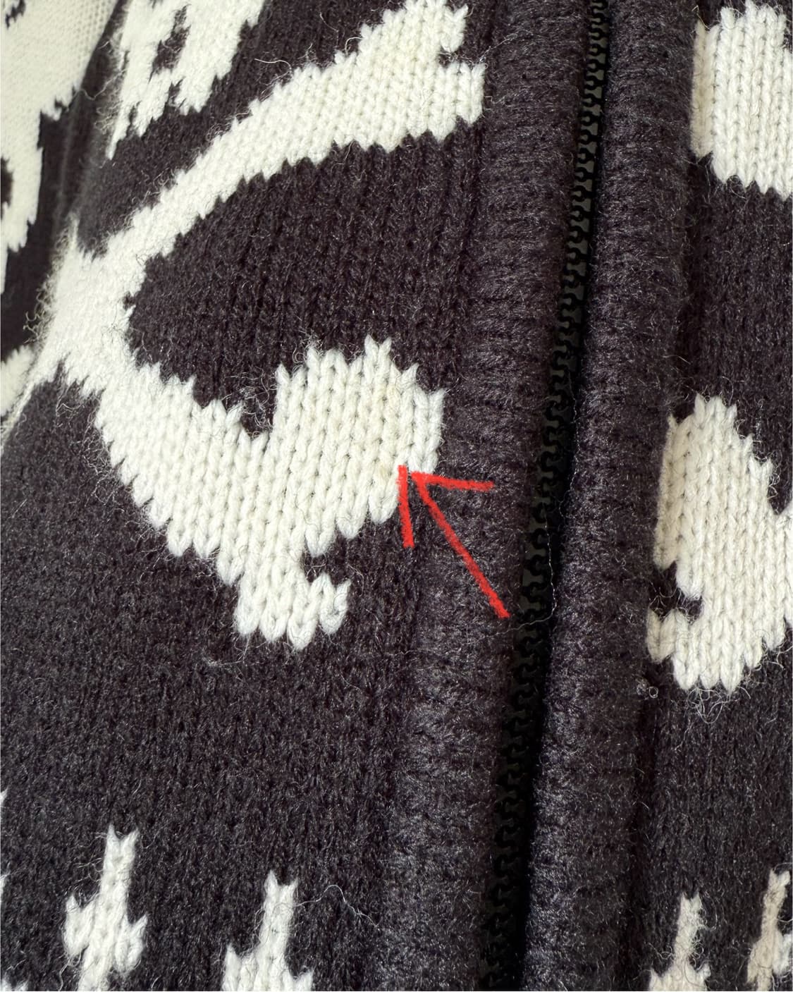 빈티지 니트 집업 상품이미지4