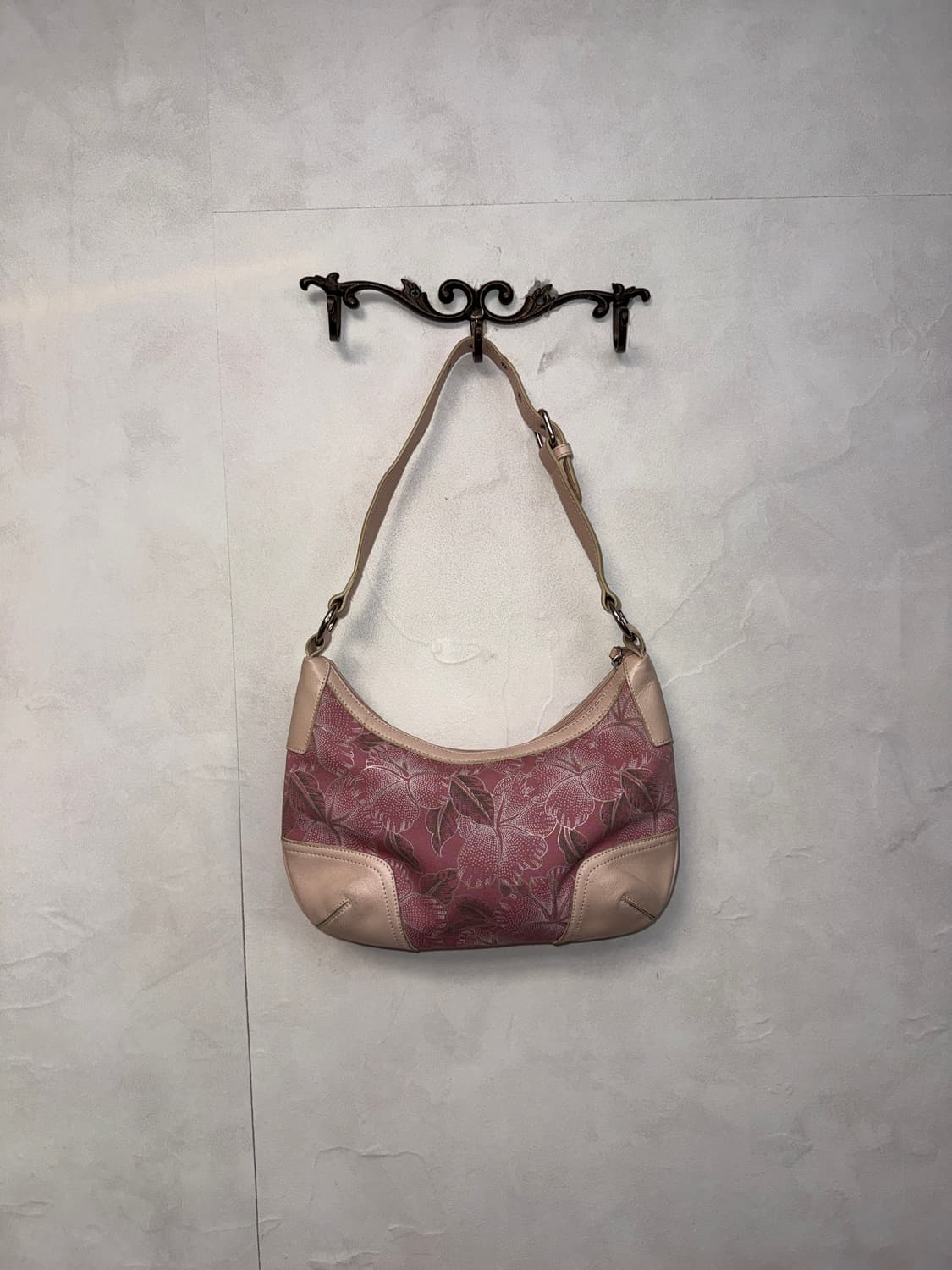 Ecole de Paris pink flower buckle 숄더백 상품이미지4