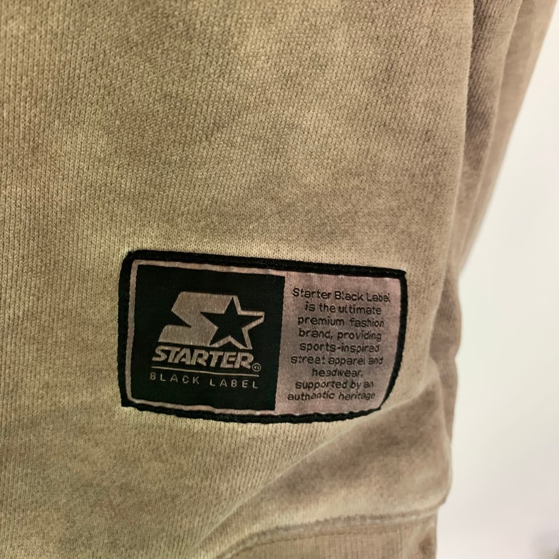 스타터 그런지 워싱 맨투맨 티셔츠 빈티지 브라운 남성 L 상품이미지3