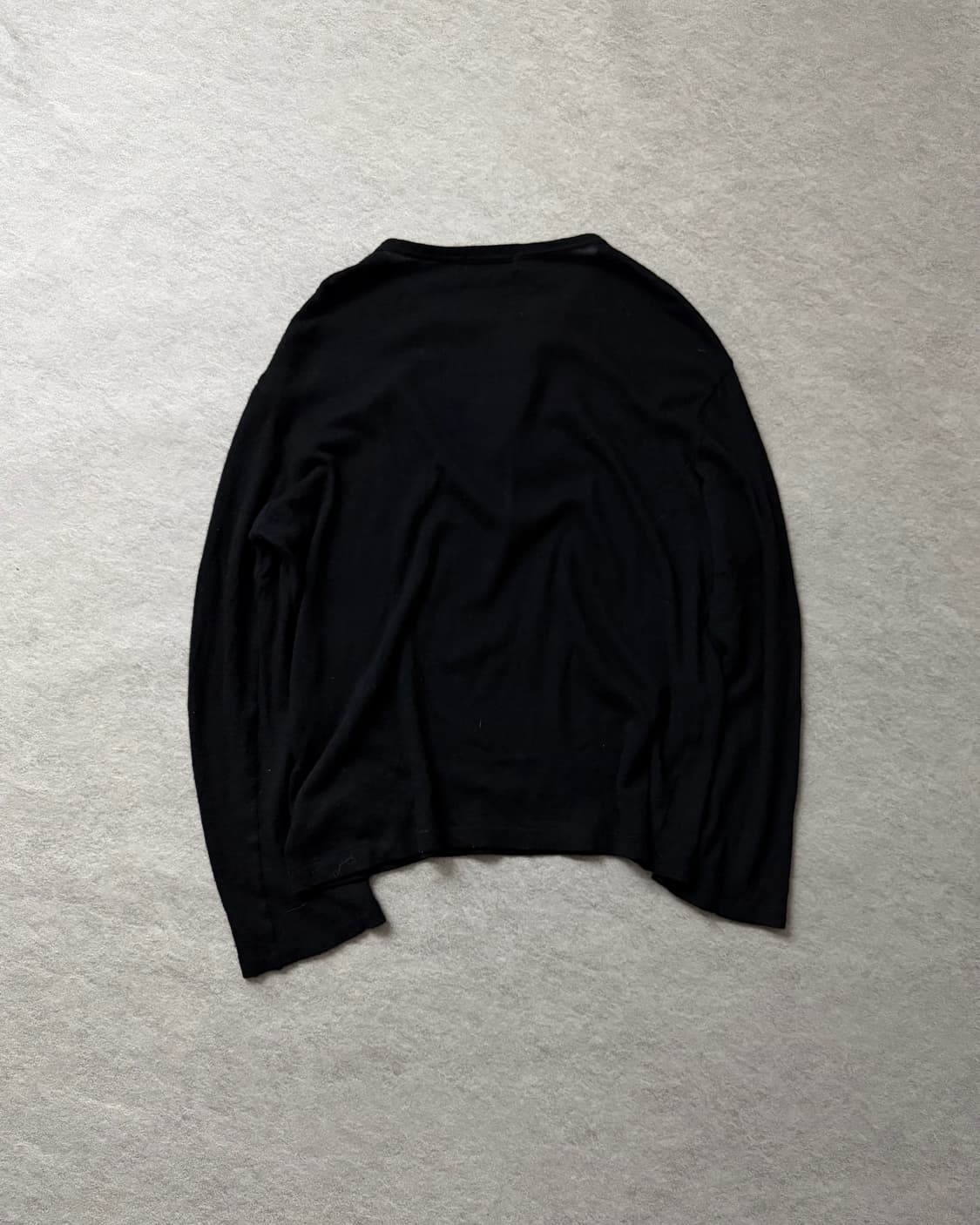 요지야마모토 뿌르옴므 비대칭 헨리넥 상품이미지2