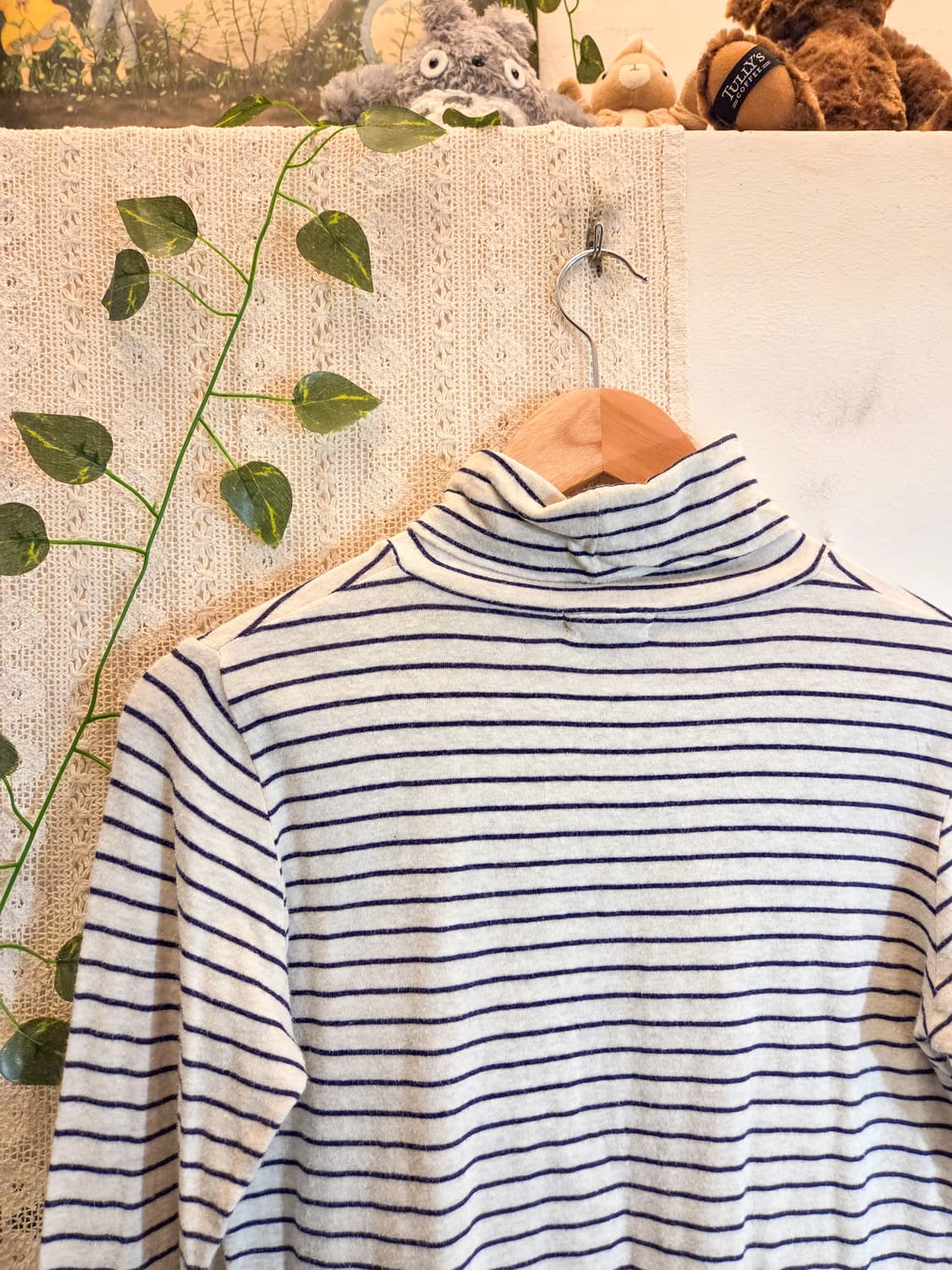 sm2 스트라이프 목폴라 슬리브 상품이미지5