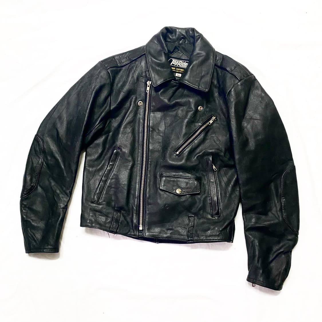 Top Rider - 소가죽 더블 라이더 자켓 상품이미지1