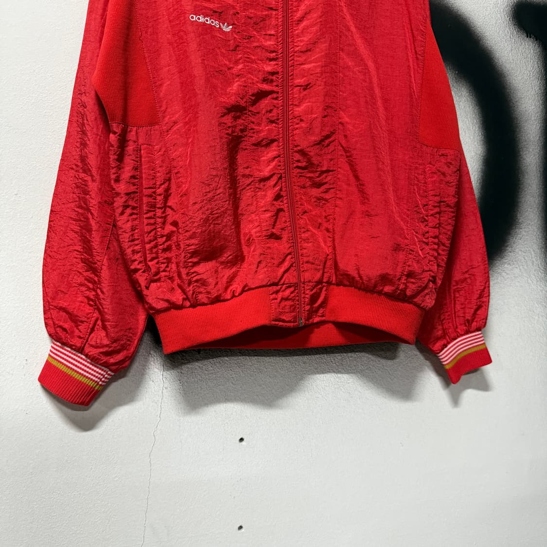 80-90 아디다스 올드스쿨 파이어버드 우븐 집업 자켓 상품이미지5
