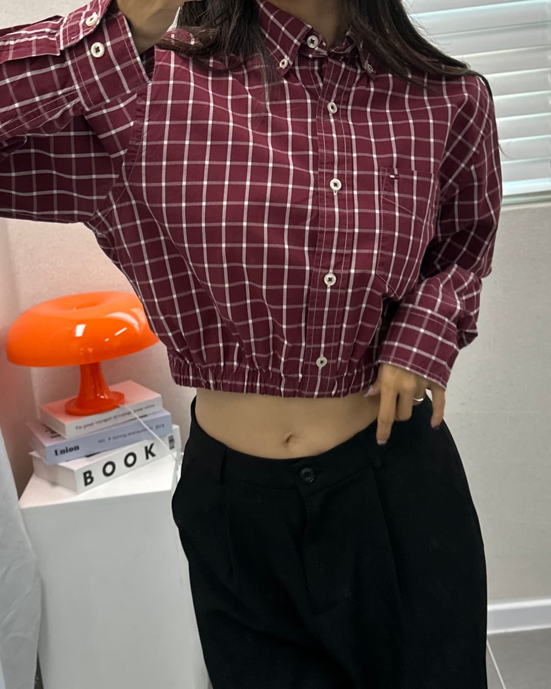 (WOMEN)타미 크롭 셔츠-M841 상품이미지1