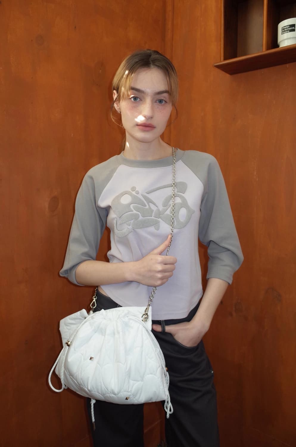 [onska] 온스카 PRINT RAGLAN T-SHIRT 래글런 티셔츠 상품이미지7