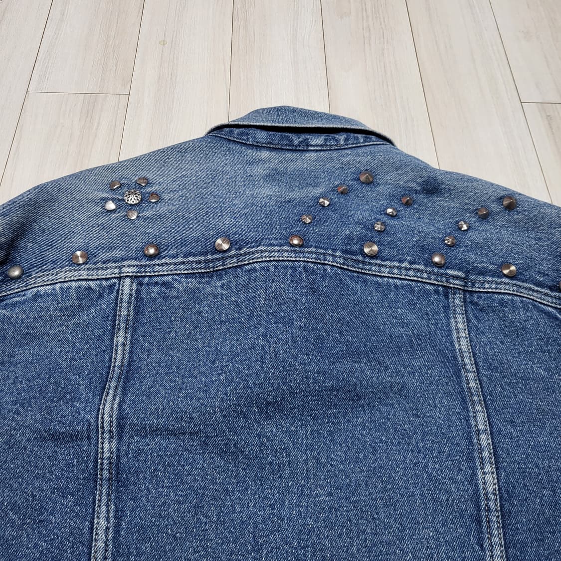 (M) Y2K CK 캘빈클라인 스터드 데님자켓 락시크 펑크자켓 상품이미지6