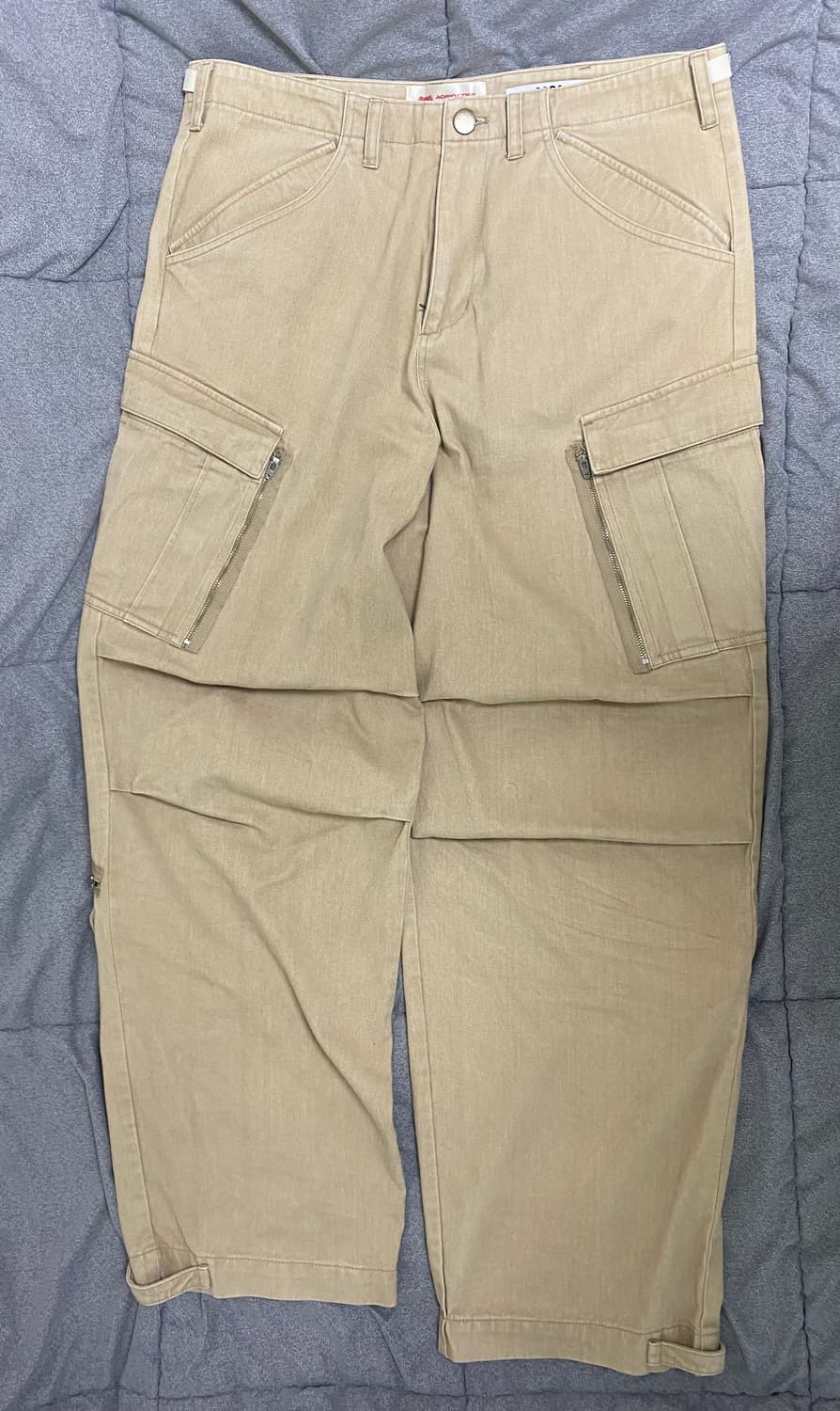 아오이로 히카리 스냅 M65 집 팬츠 카멜 2 상품이미지2
