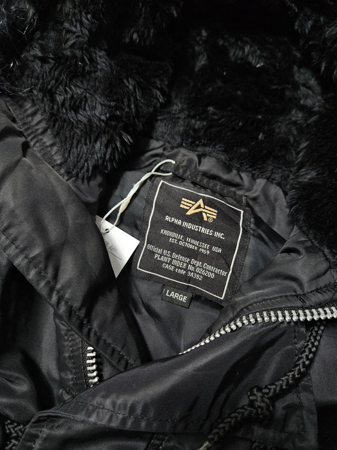 알파인더스트리 N3B 파카 블랙 L 상품이미지4