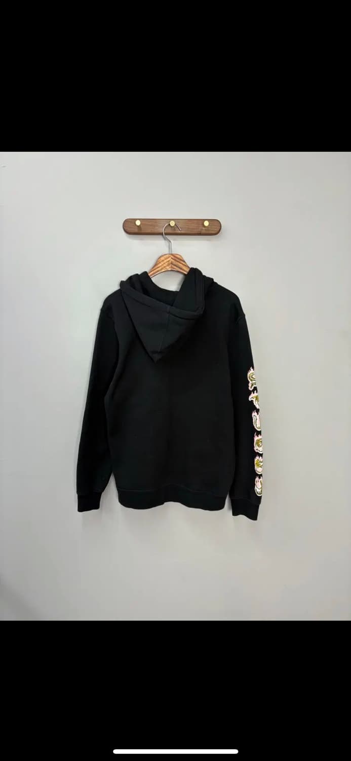 스투시 루즈핏 음양 플레임 로고 후드티 H1153 상품이미지5