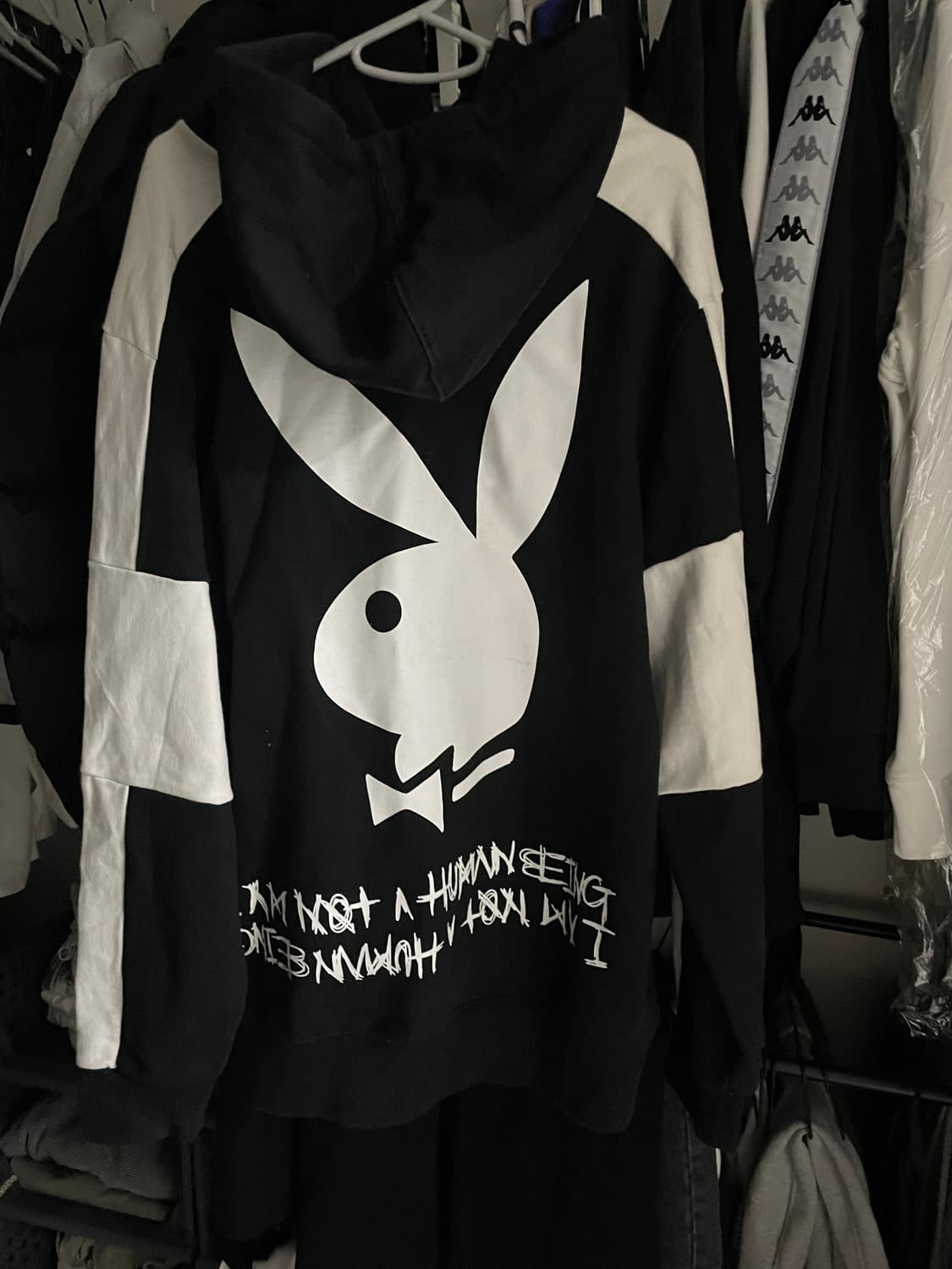 플레이보이 블랙 후드티 xl 사이즈 상품이미지1