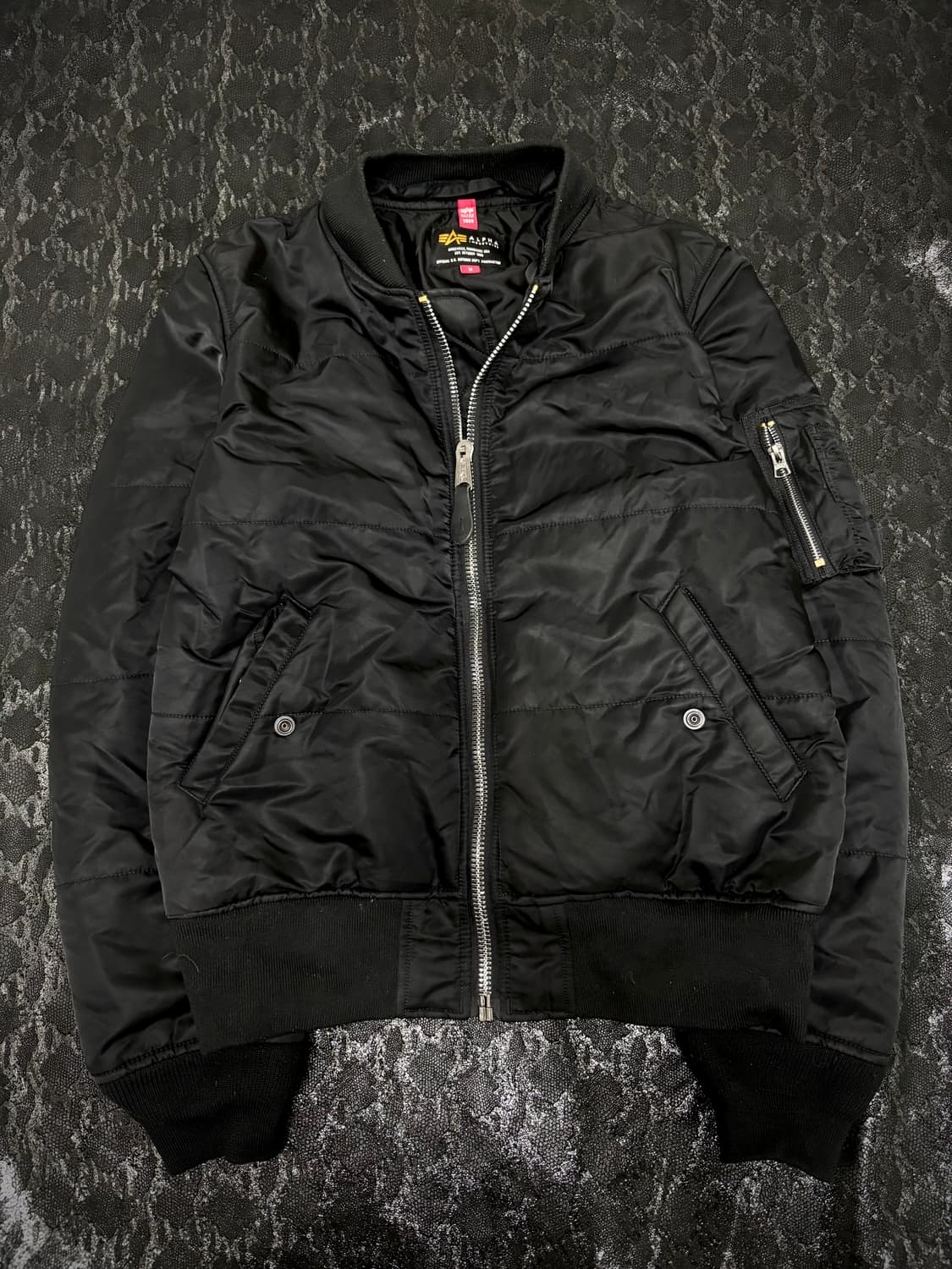 “ALPHA INDUSTRIES” MA-1 Flight BlackJK 상품이미지1