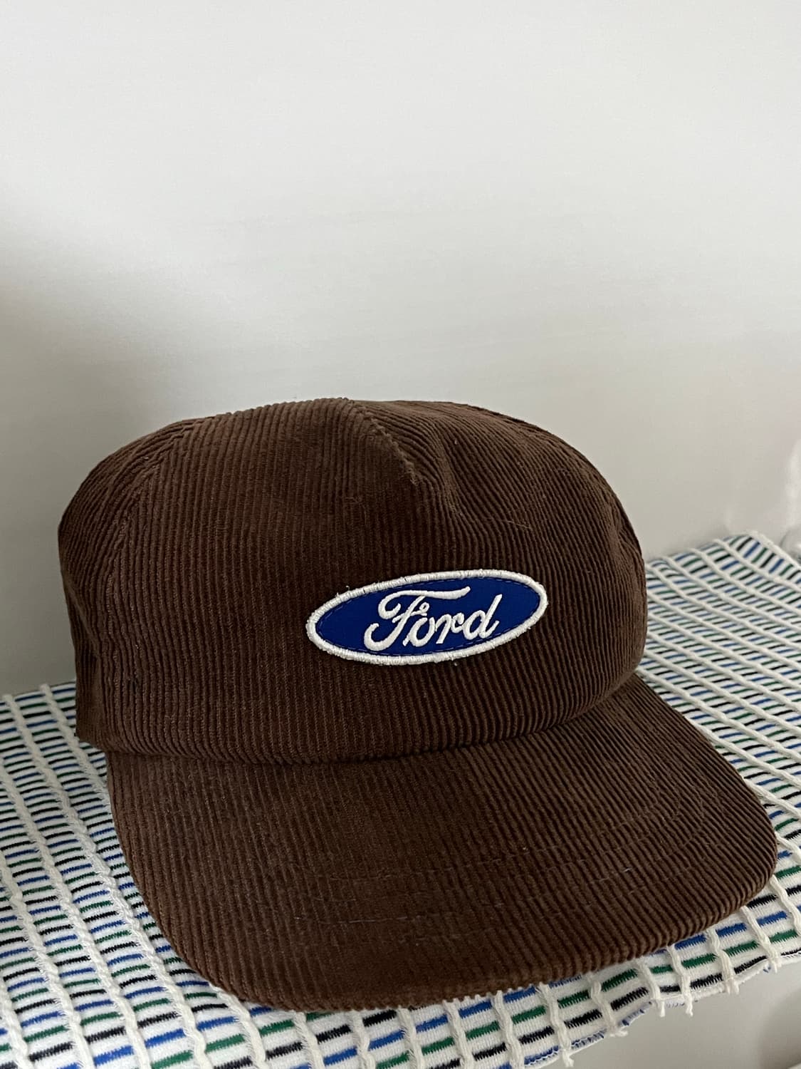 자라 코듀로이 캡 포드 패치 브라운 (M) 상품이미지2