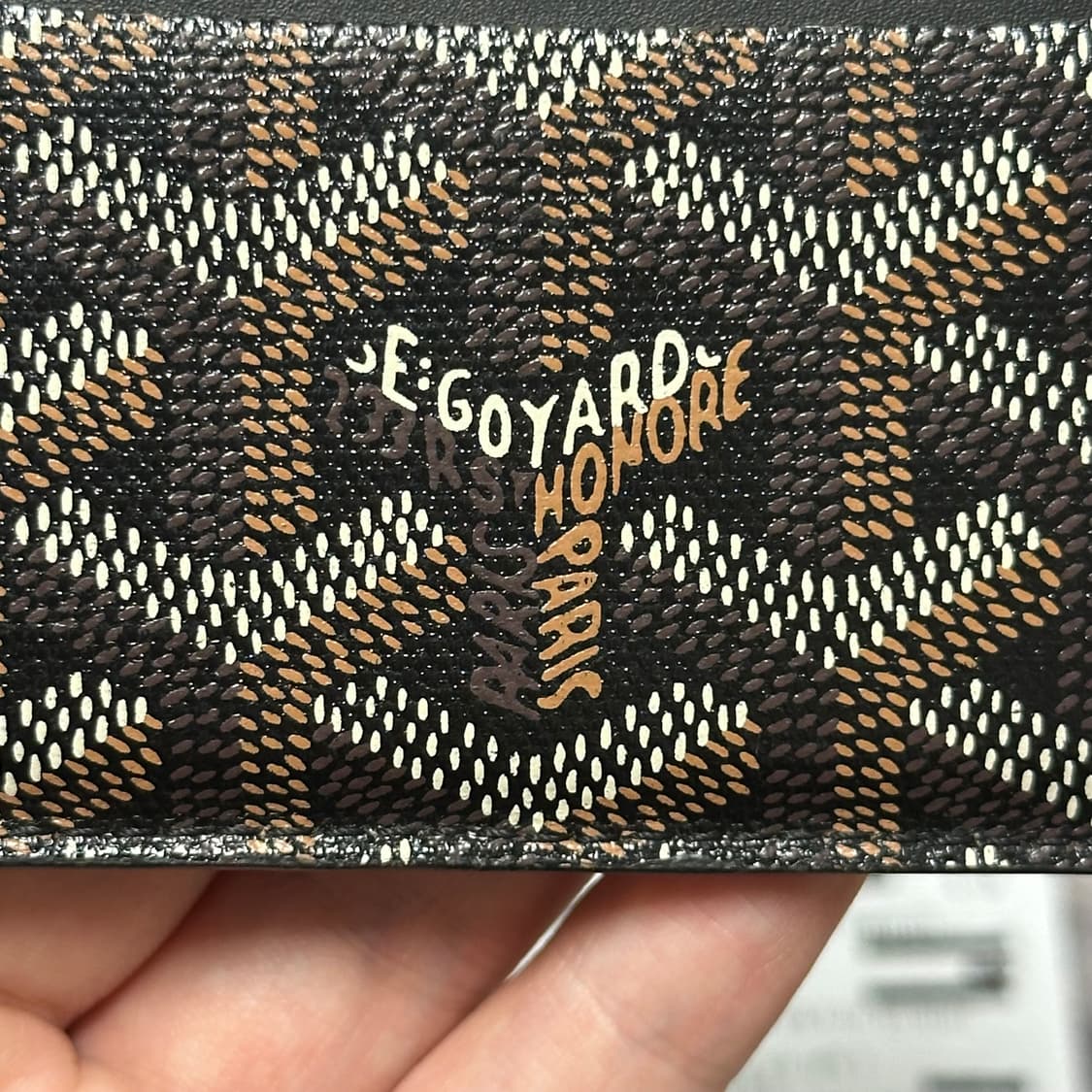 [풀구성] 고야드 생쉴피스 카드지갑 블랙 상품이미지3