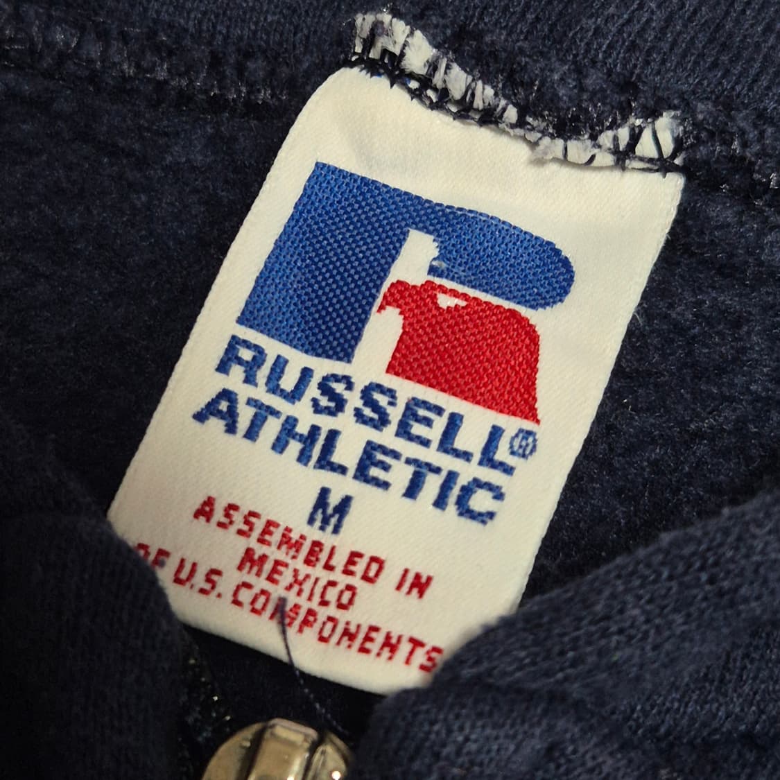 [M]90s MEXICO Made 러셀 짚업 -371 상품이미지4