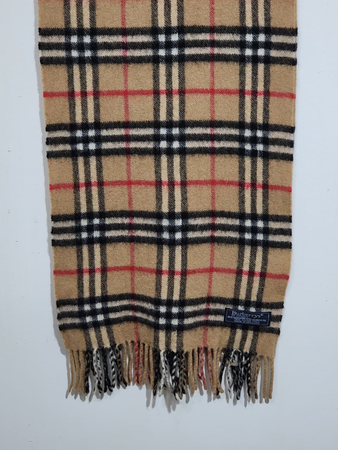 (정품) 버버리 캐시미어 머플러 노바체크 목도리 램스울  상품이미지3