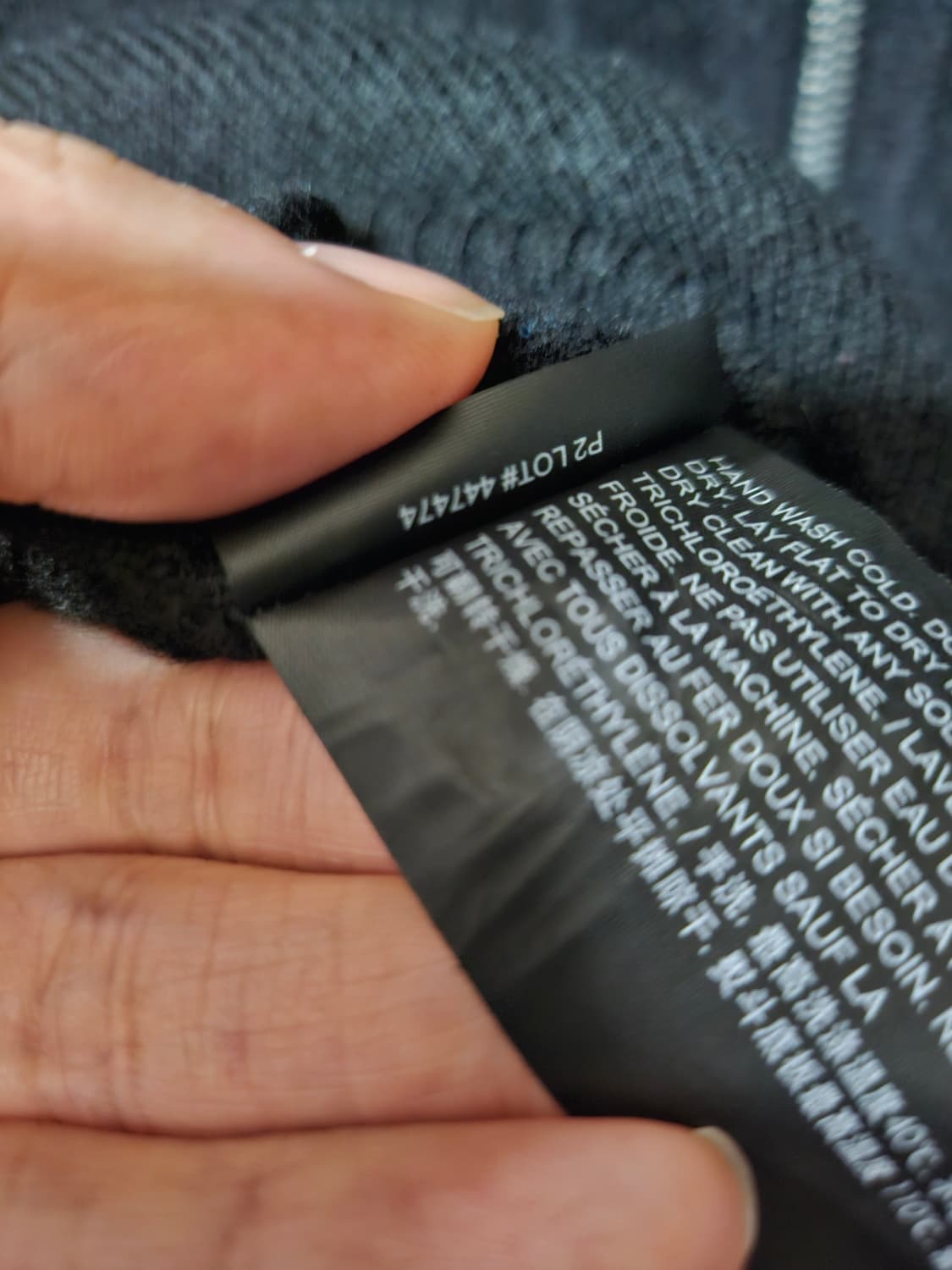 띠어리 캐시미어 니트 후드 집업 XL 상품이미지6