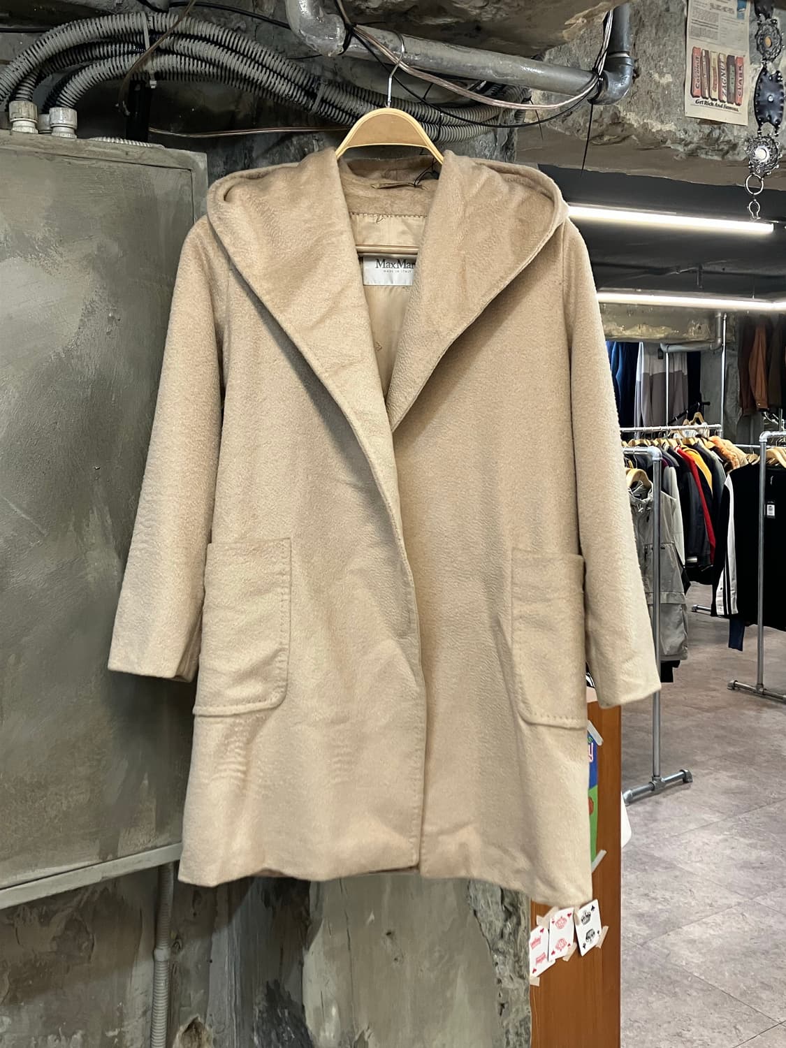 막스마라 후드 코트 베이지 #csz2630 상품이미지1