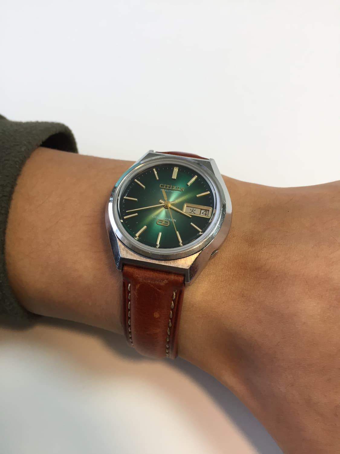 70s citizen cosmotron green dial 상품이미지3